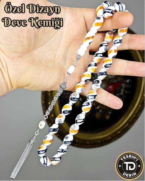 Sedef İşlemeli Deve Kemiği