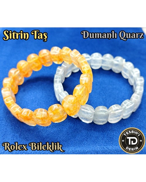 Doğal Taş Rolex Bileklik